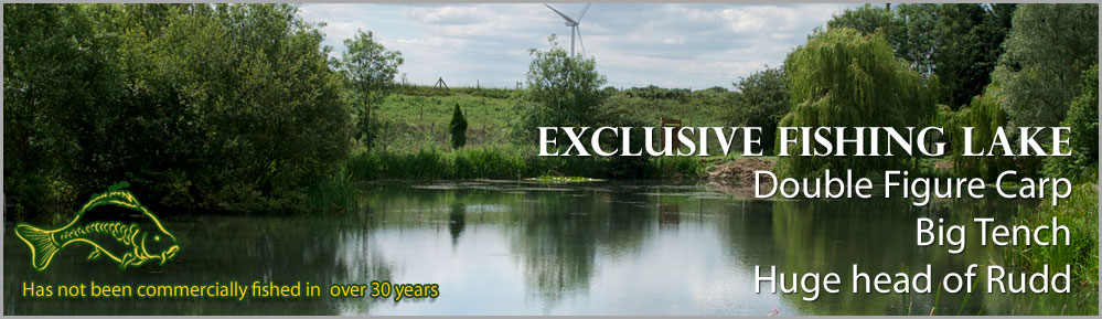 Windmill Fen Lake for outdoor fishing and camping exclusive hire with double figure carp big tench and plenty of Rudd